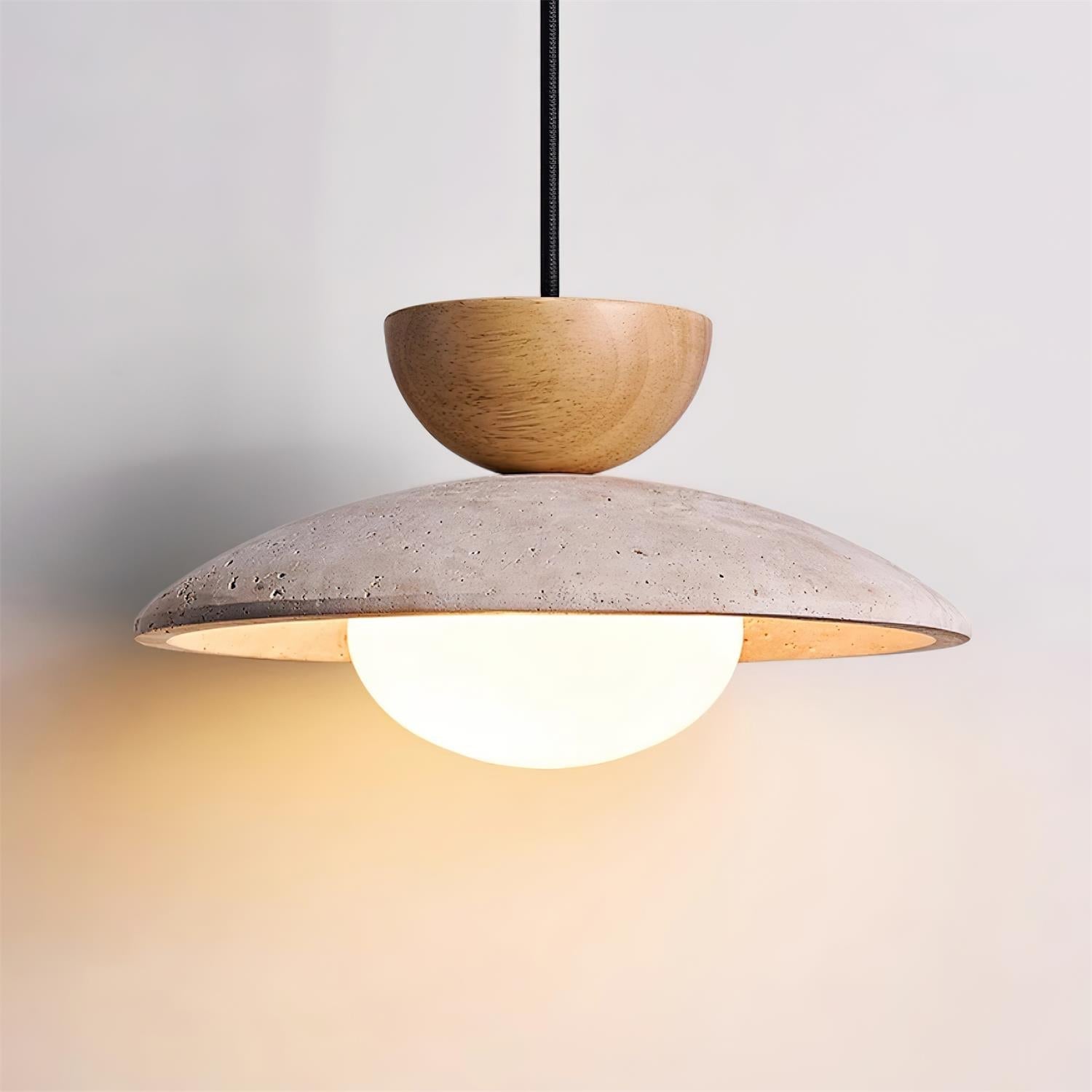 Tia Travertine Pendant Lamp | Souliia