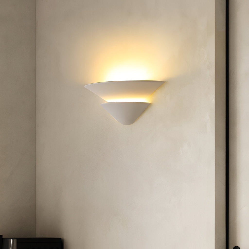 Shellora Wabi-Sabi Plaster Wall Light | Souliia