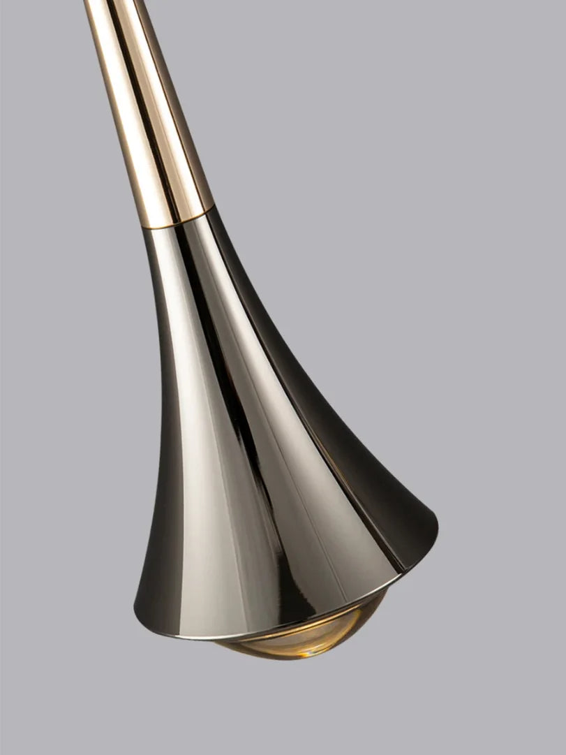 Lumenora LED Teardrop Pendant Light — Nordic Metal Ceiling Fixture