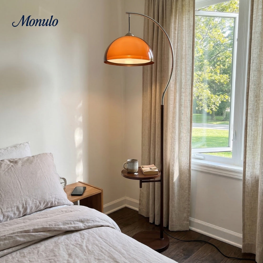 Sunset Afterglow Modern Clean Line Floor Lamp Minimalist Standing Light for Bedroom and Lounge | Souliia