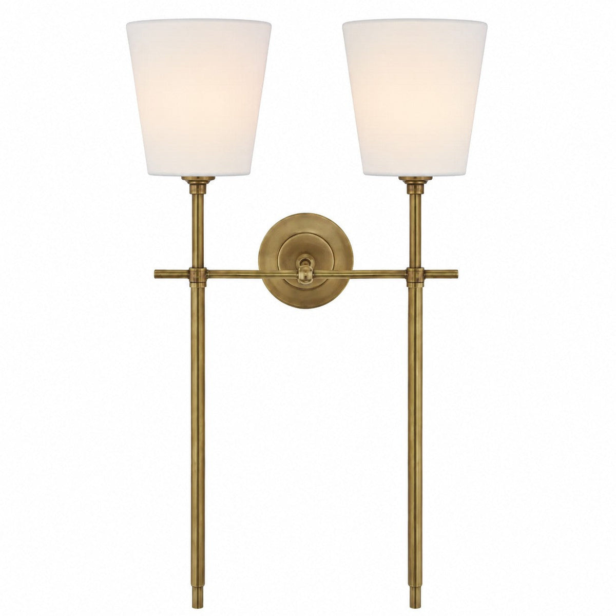 Rowan Classic Fabric Shade Wall Sconce Elegant Style - Bedroom Bedside Lighting | Souliia