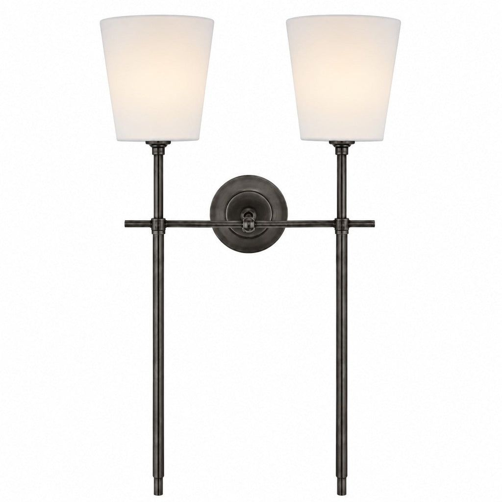 Rowan Classic Fabric Shade Wall Sconce Elegant Style - Bedroom Bedside Lighting | Souliia