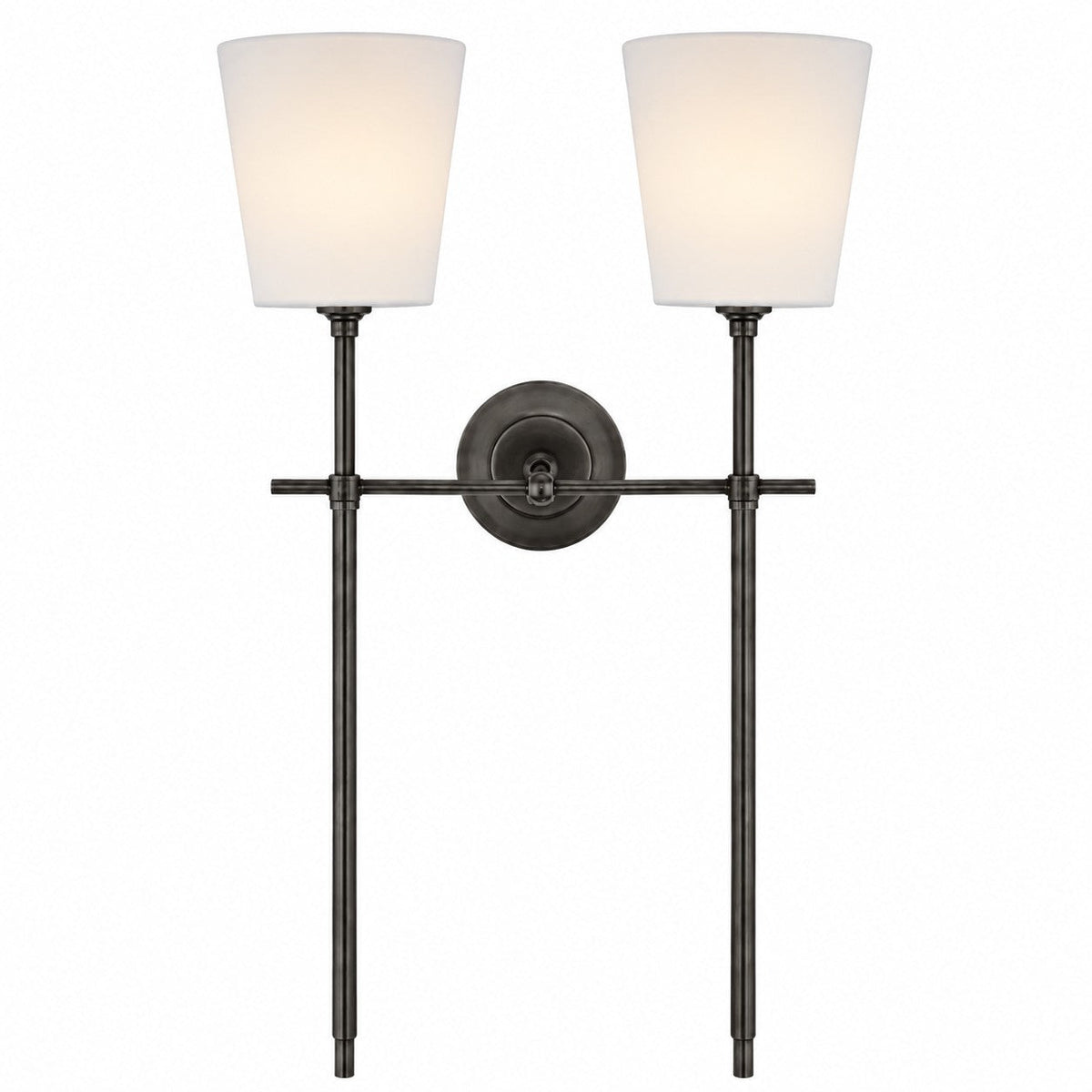 Rowan Classic Fabric Shade Wall Sconce Elegant Style - Bedroom Bedside Lighting | Souliia