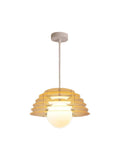 Sunrise Pendelleuchte – Ambient-Pendelleuchte mit Bauhaus Memphis Geometrie – AFTERGLOW S5 | Souliia