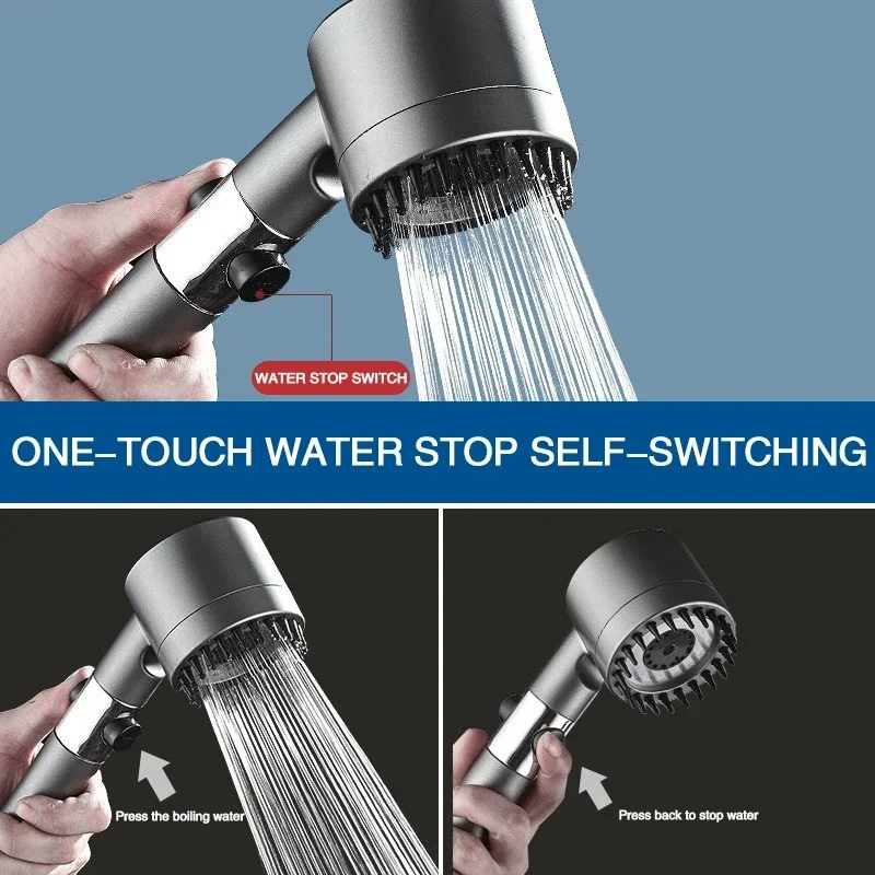 High-Pressure Water Filtering Shower Head — Advanced Filtration