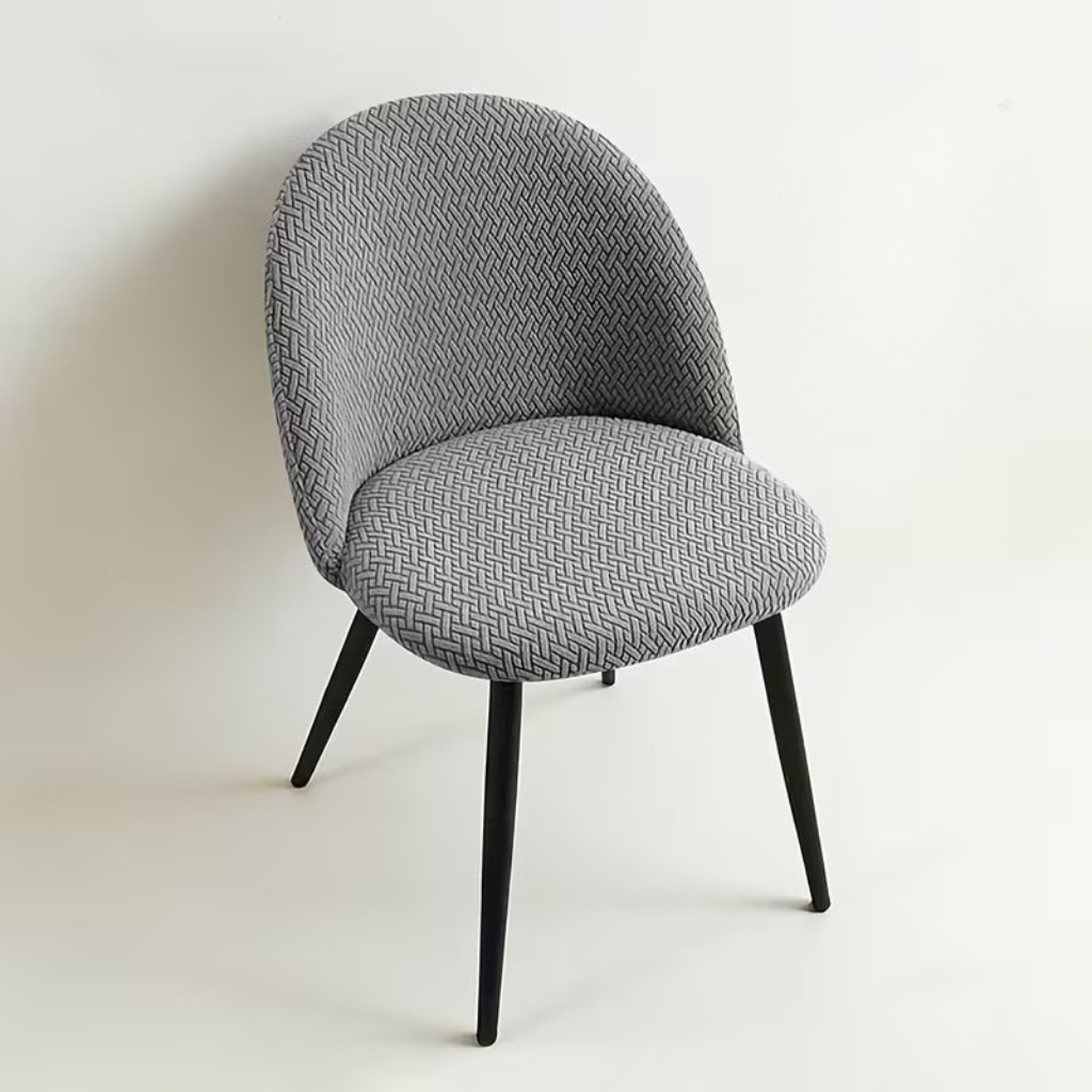 Flexora Modern Stretch Chair Covers — Elastic Hem, Fitted Design