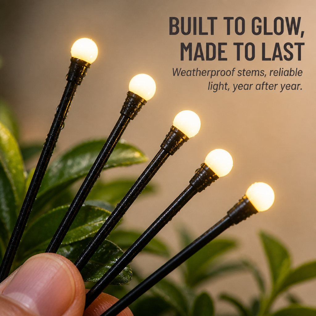 SereniBloom — Light Up Your Garden With a Soft, Swaying Firefly Glow - Souliia