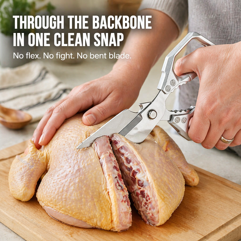 SharpEdgePro — Slice Through Chicken Bones, Shells & Herbs In One Snap - Souliia