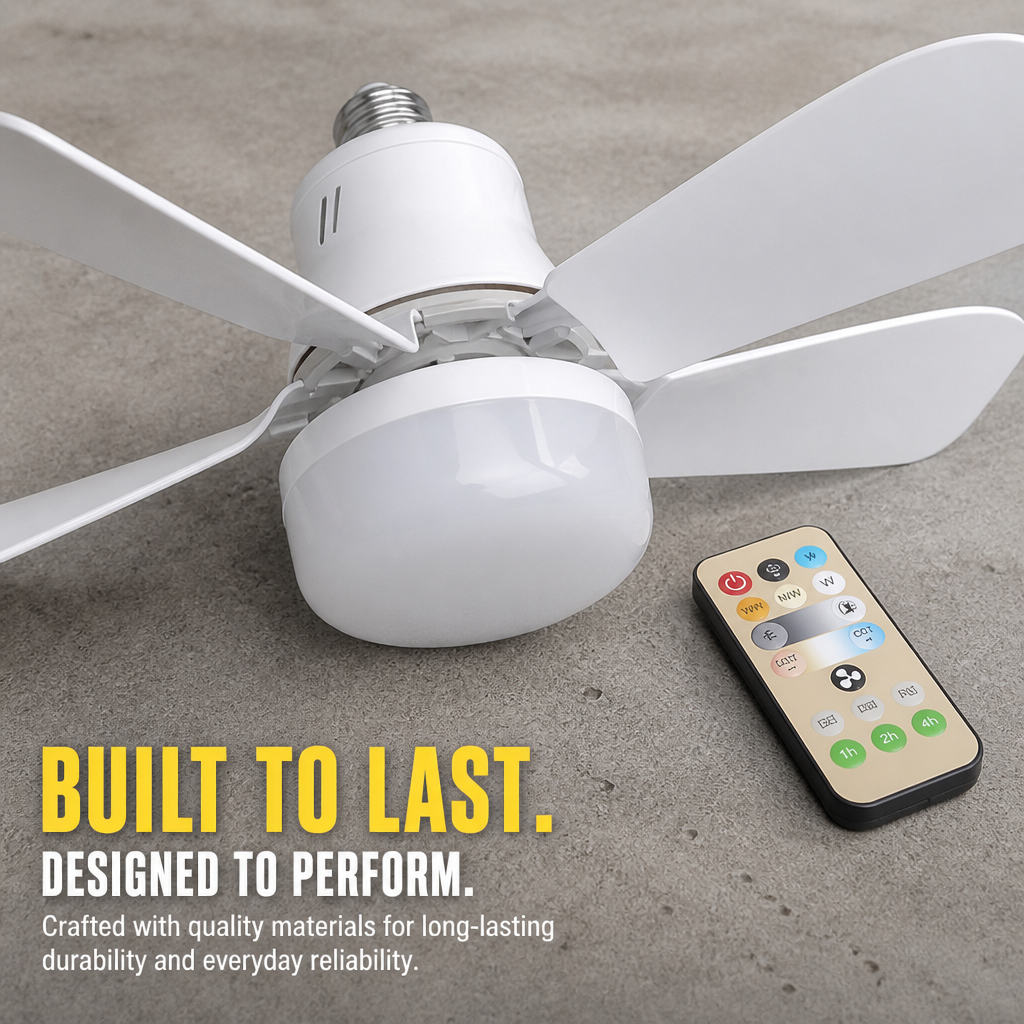 VenturiBreeze — Instantly Command Cool Air and Brilliant Light Without the Hassle - Souliia
