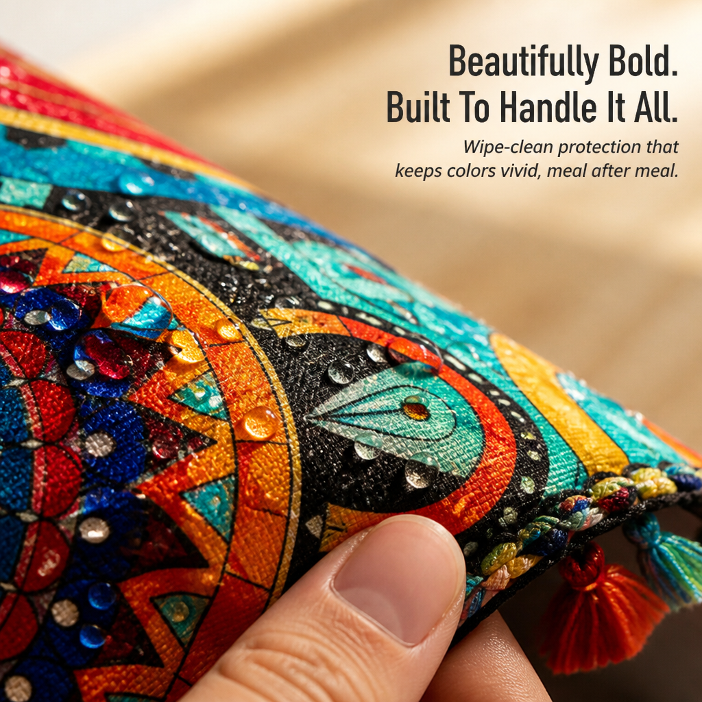 VivaLuxe — Brighten Every Meal With Wipe-Clean Boho Color That Never Fades - Souliia