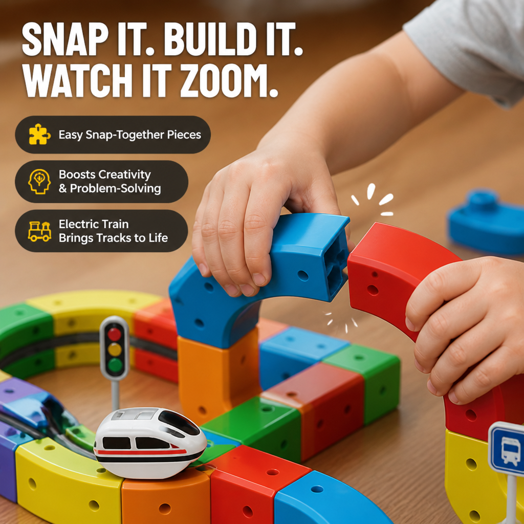 TurboTracks — Ignite Your Child’s Genius with Every Thrilling Build - Souliia