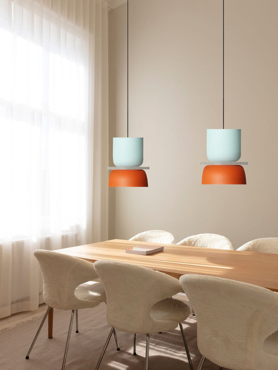 Macaron Acryl Bunte Schalenform Pendelleuchte | Souliia