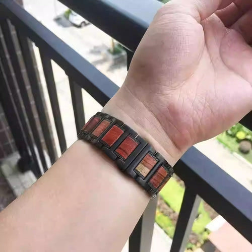 Aurelia Ultra Sandalwood Steel Band — Secure Attachment for Samsung Watch Ultra