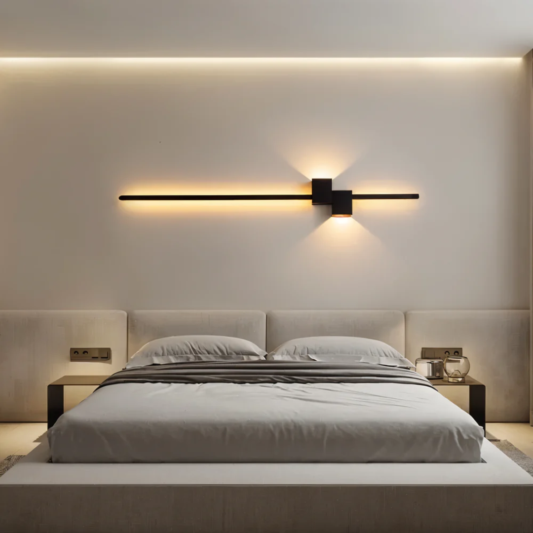 LumiNova Minimalist LED Wall Light — Clean Contemporary Silhouette
