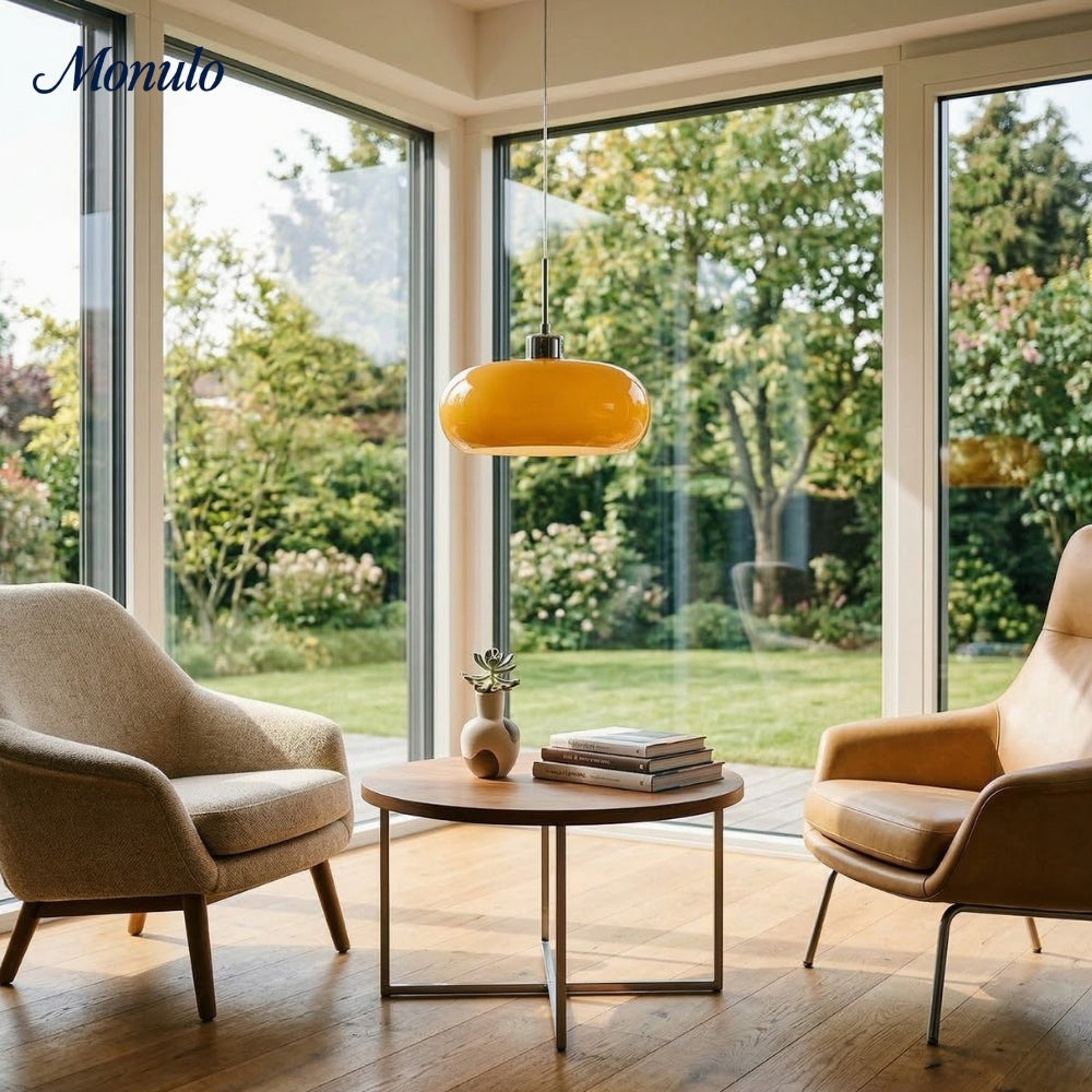 Nordic Metal Bauhaus Glass Pendant Lamp | Souliia