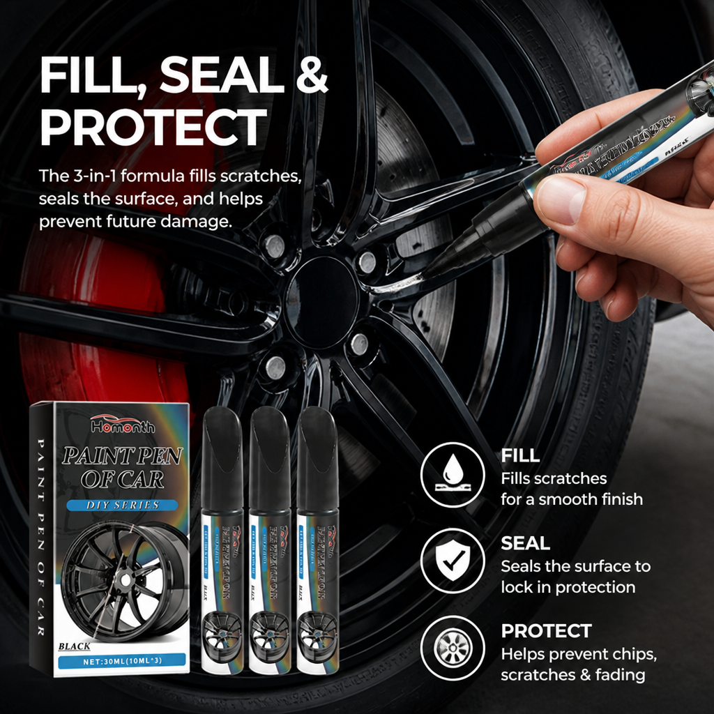 VeloMist Wheel Touch-Up Trio — Instantly Restore Your Ride’s Flawless, Showroom Shine - Souliia