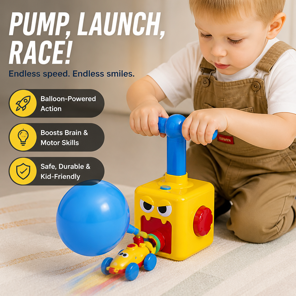 TurboPulse RocketCar — Ignite Your Child’s Imagination with Every Zoom and Brain-Boosting Burst - Souliia