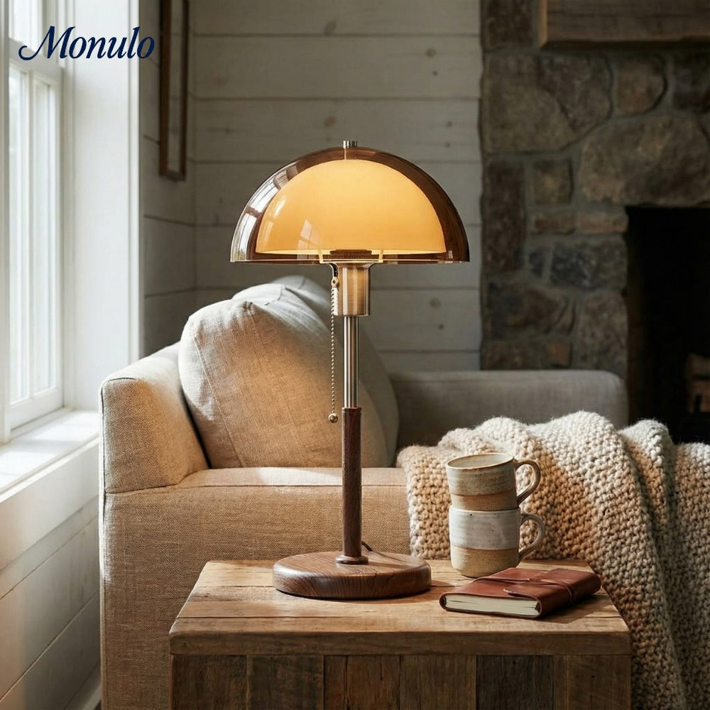 Sunset Afterglow Moderne Akzent-Tischlampe - Retro-Stil Lampe für Schlafzimmer oder Büro | Souliia