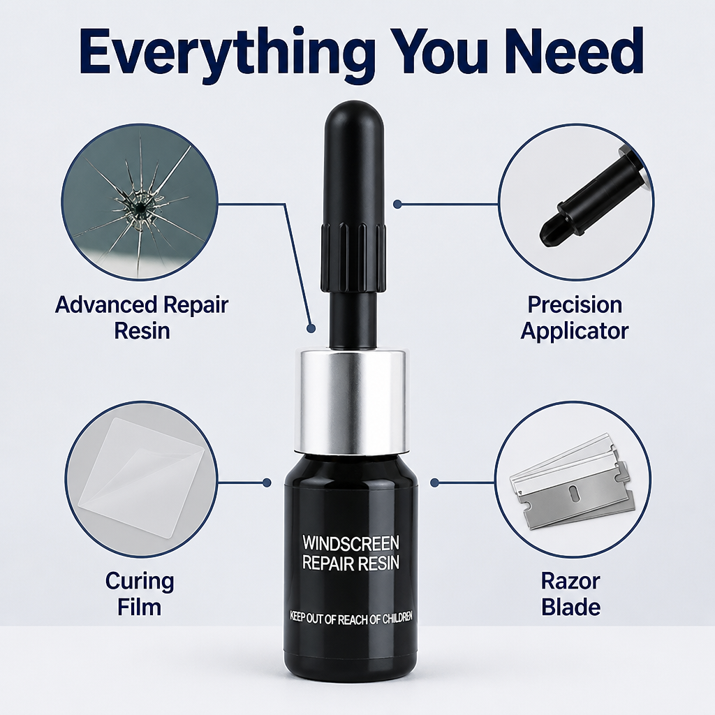 VitraClear Glass Rescue Kit — Instantly Restore Confidence with Invisible, Lasting Glass Repair - Souliia