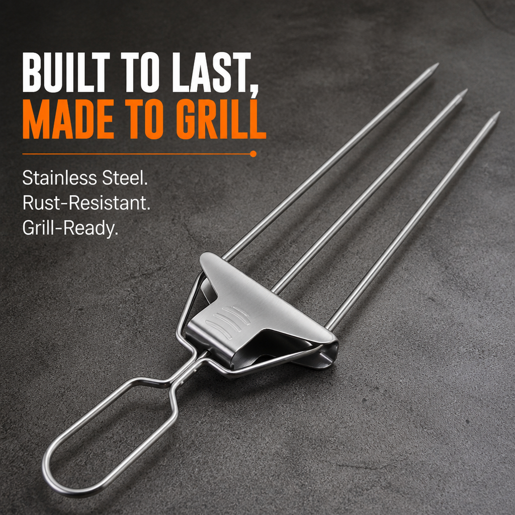 SearMight — Lock Food in Place, Slide It Off Clean, Grill Like a Pro - Souliia