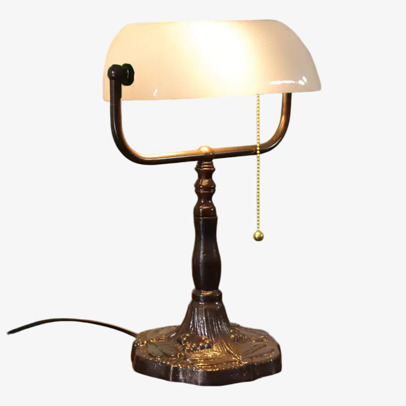 TF Tivanny Floral Stained Glass Desk Lamp - Vintage Table Light for Bedroom Study Living Room | Souliia