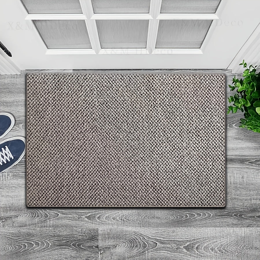 Lumedwell Pineapple Entry Rug — Textured Surface Finish, Anti-Slip Construction