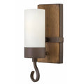 Rustic Farmhouse Candle Wall Sconce with Wood Backplate | Souliia