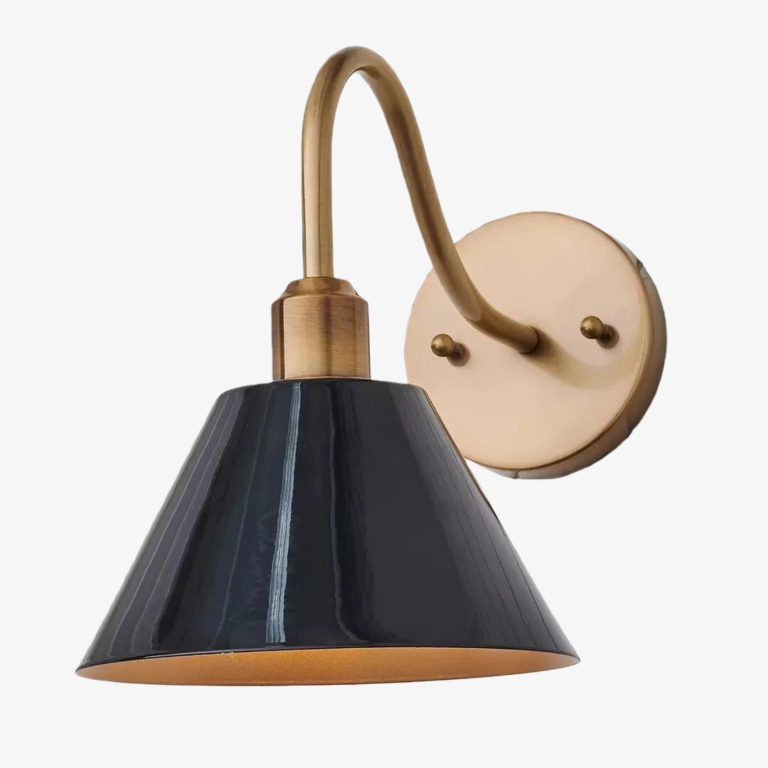 Narix Konische moderne Metall-Wandleuchte für Flure und Schlafzimmer | Souliia