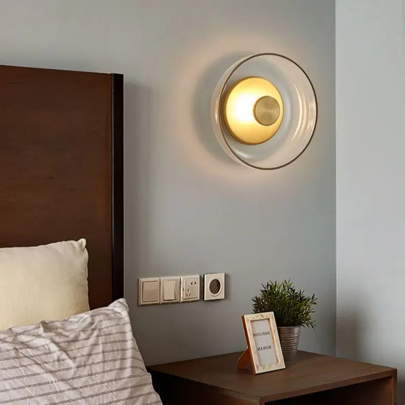Das Schimmernde Leuchten Premium Minimalistische Messing Wandleuchte | Souliia