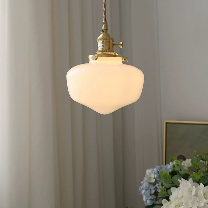 Radiant Lantern Retro Glass Pendant Light | Souliia