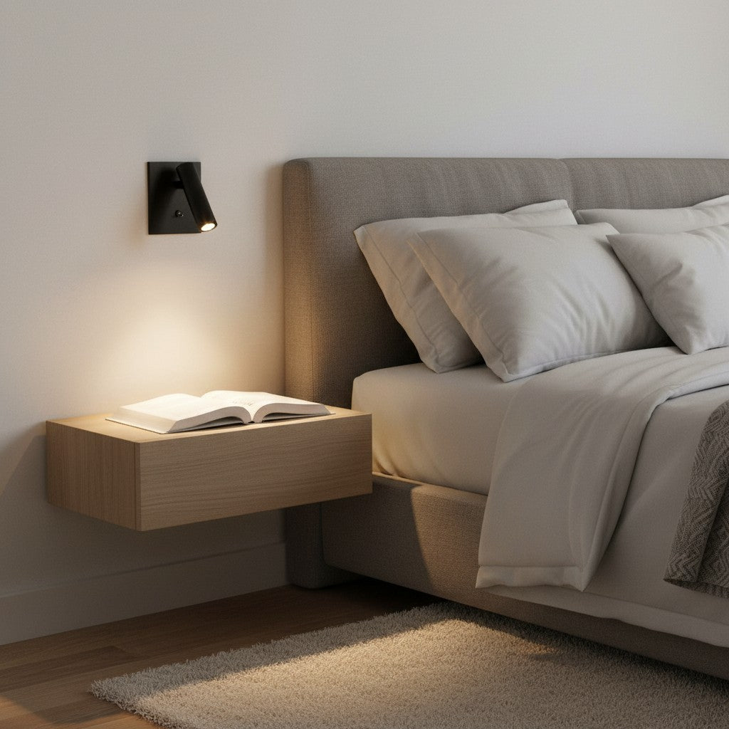 Slimlux Rotatable Minimal Aluminum LED Wall Sconce - Hallway Accent Glow | Souliia