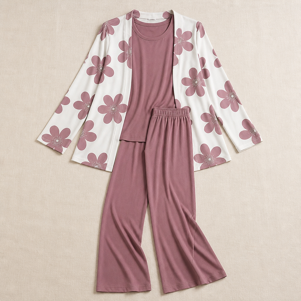 VeroLuxe 3-Piece Set — Glide Through Your Day in Effortless Comfort and Confidence - Souliia