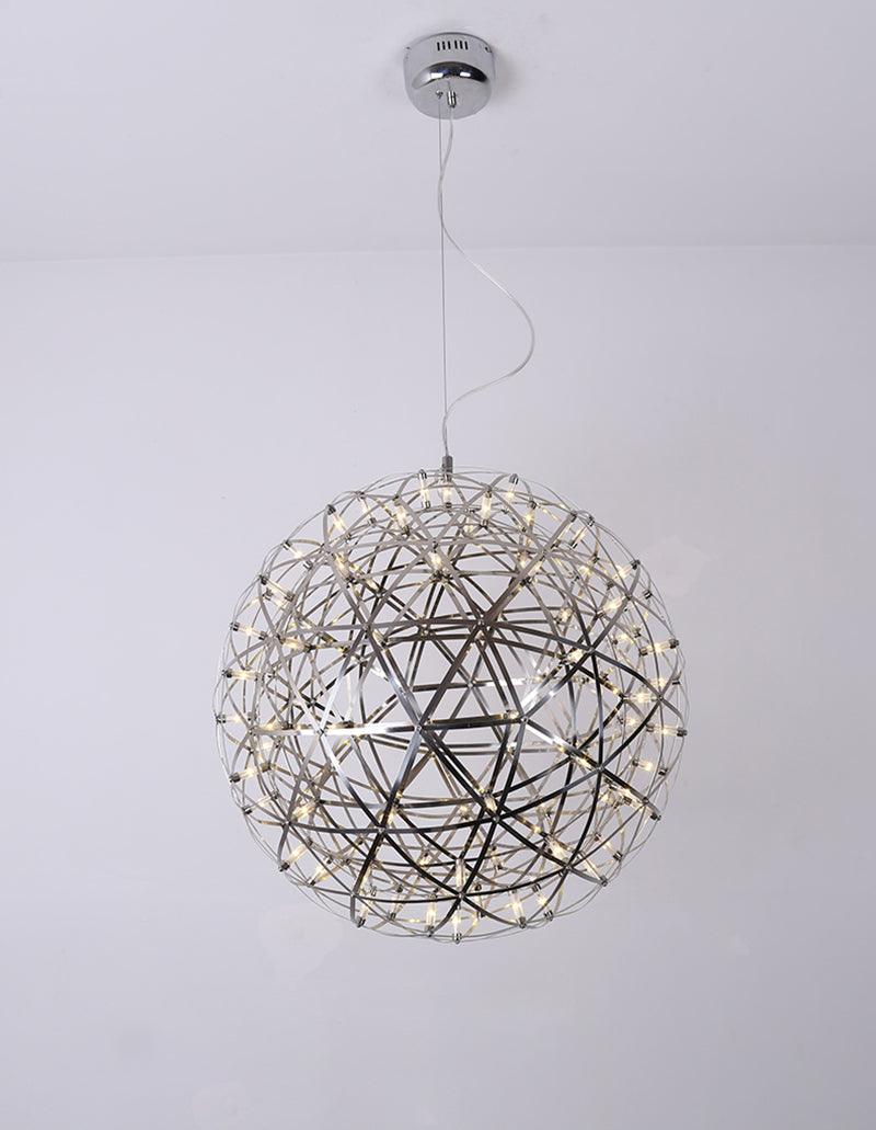 Silver Spark Ball Pendant Light | Souliia