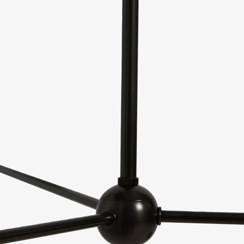 Ruffmeto Ruffled Shade Metal Frame Chandelier for Dining, Entry and Living Room | Souliia