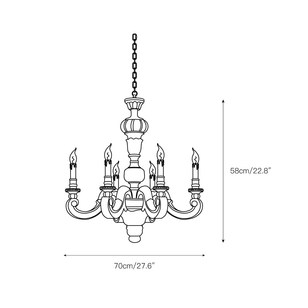 Roman Pillar Chandelier | Souliia
