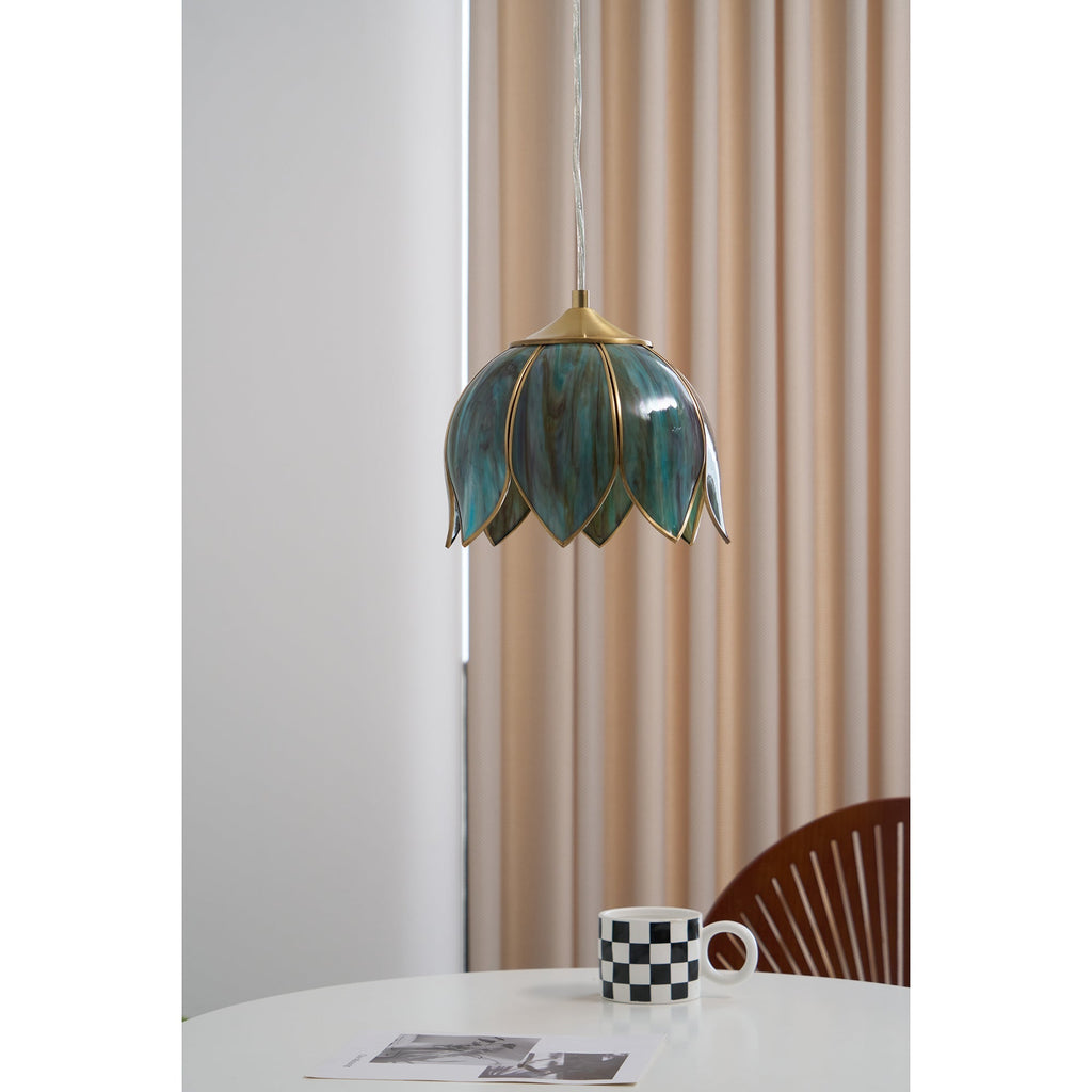 Retro Lotus Pendant Lamp | Souliia