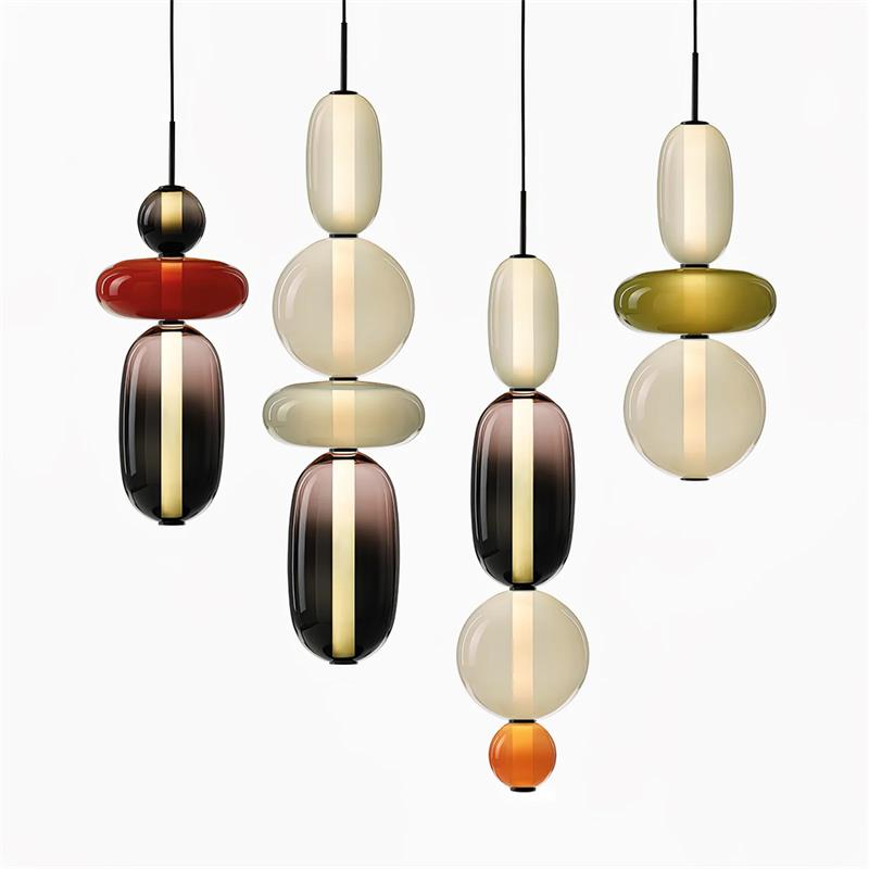 Buntglas Kronleuchter | Souliia
