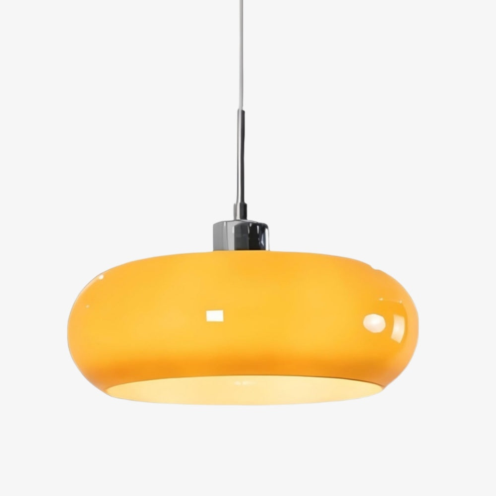 Závěsná lampa Potivus Glow v retro stylu – sochařské závěsné svítidlo do obytných prostor N36 | Souliia