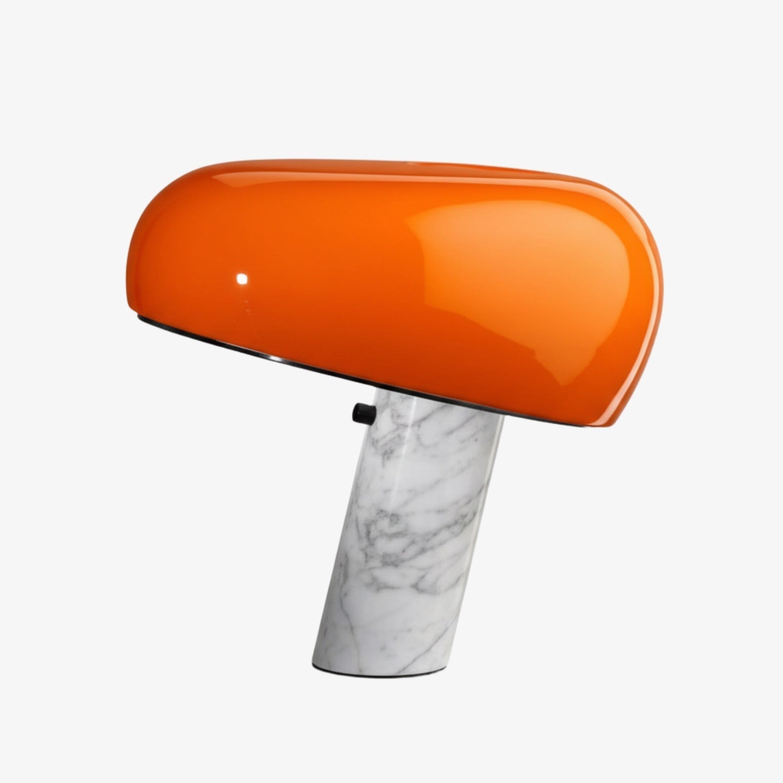 Slantia Amusing Ploy Table Lamp - Glass Shade and Marble Base Design for Living Room or Bedroom N45 | Souliia