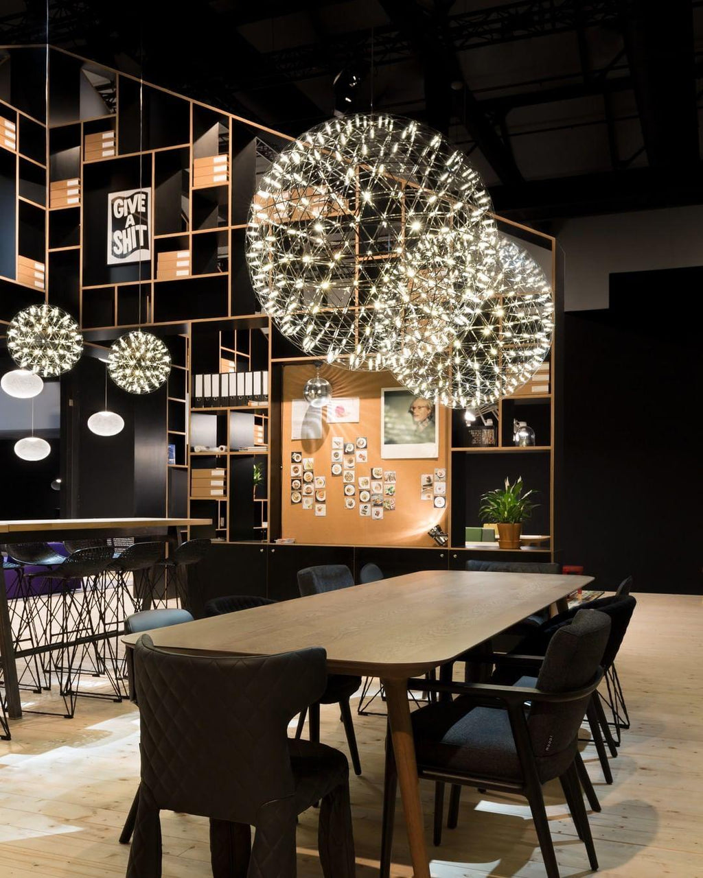 Silver Spark Ball Pendant Light | Souliia