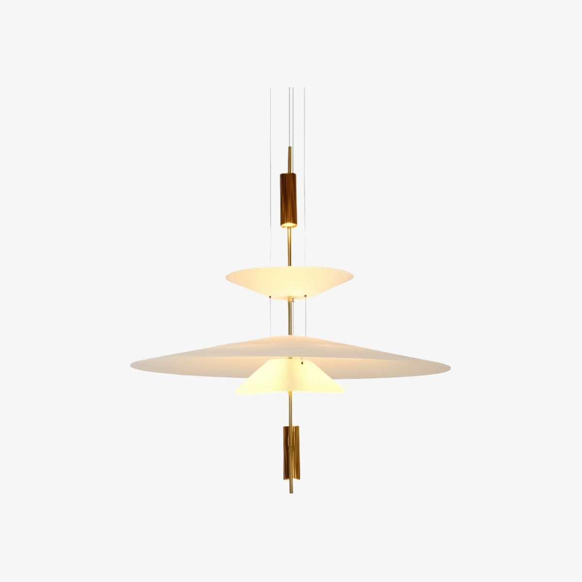Plumeo pendellampe i flere lag – minimalistisk lampe til moderne stuer N54 | Souliia
