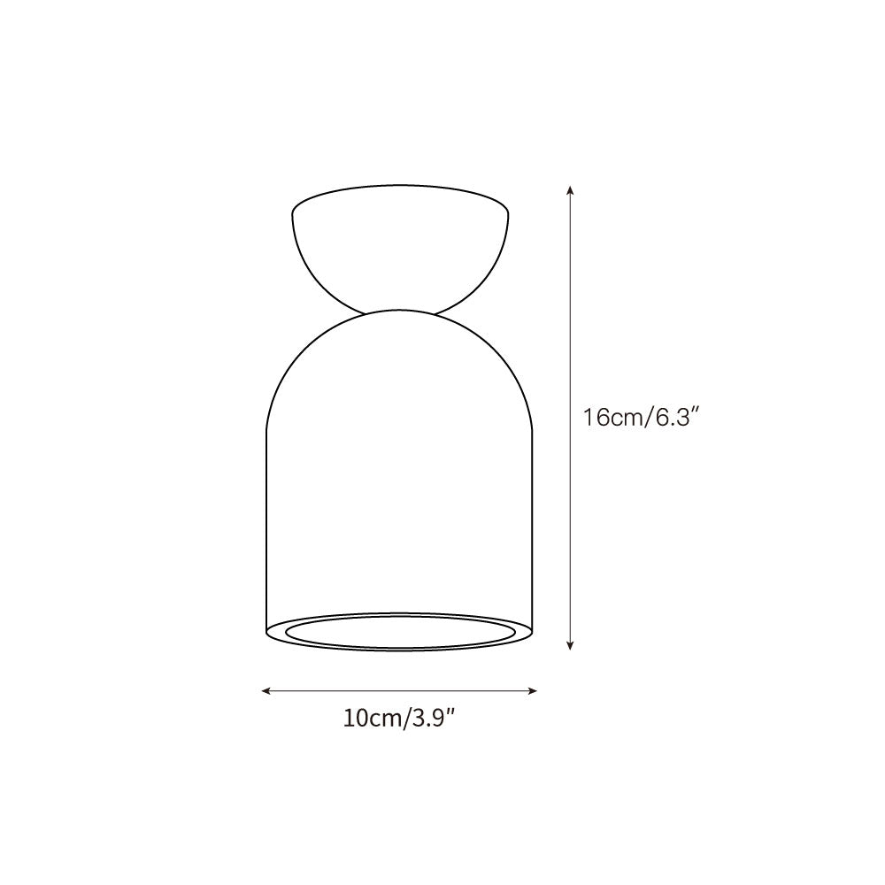 Terrene Cone Ceiling Lamp | Souliia