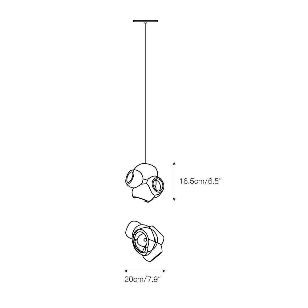 Process Glass Pendant Light | Souliia