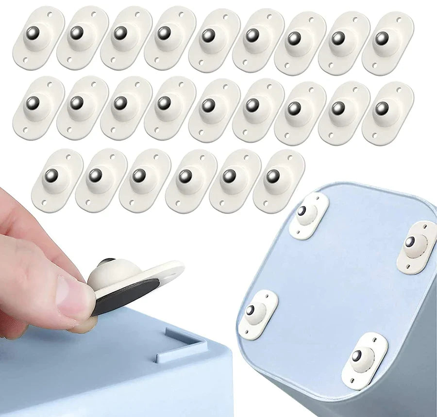 Self-Adhesive Furniture Gliders with Ball Bearings – Set of 8 - Souliia