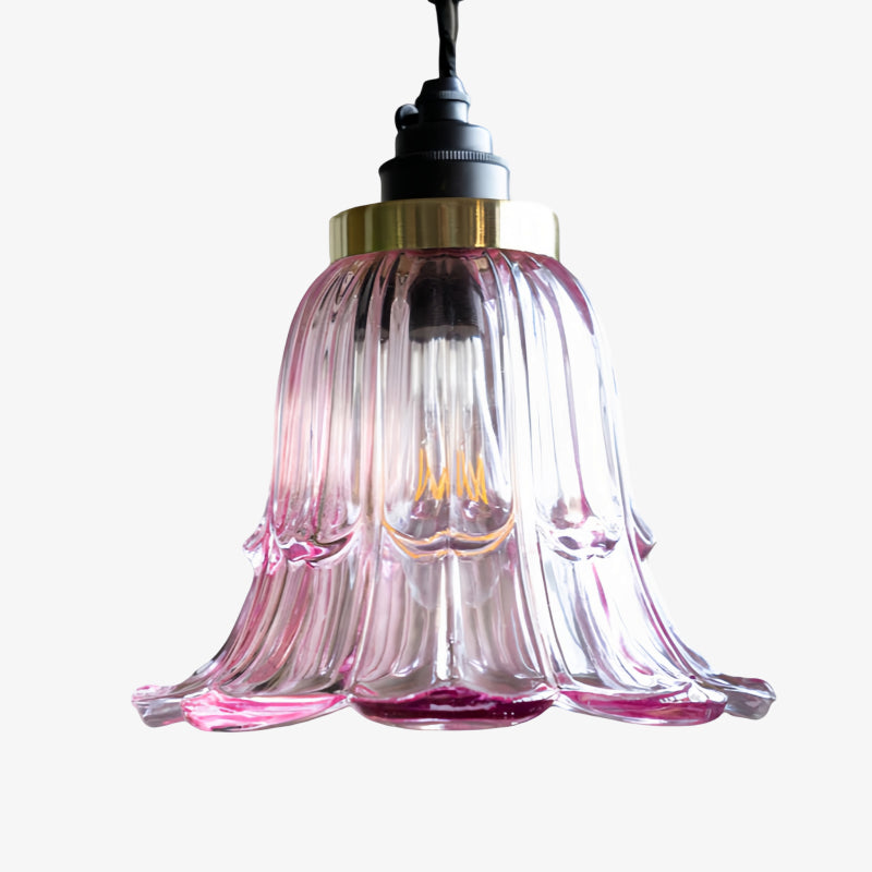 Solmira Klassische Glas-Pendelleuchte - Dekorative Easy-Fit-Pendelleuchte für Lounge und Eingangsbereich | Souliia