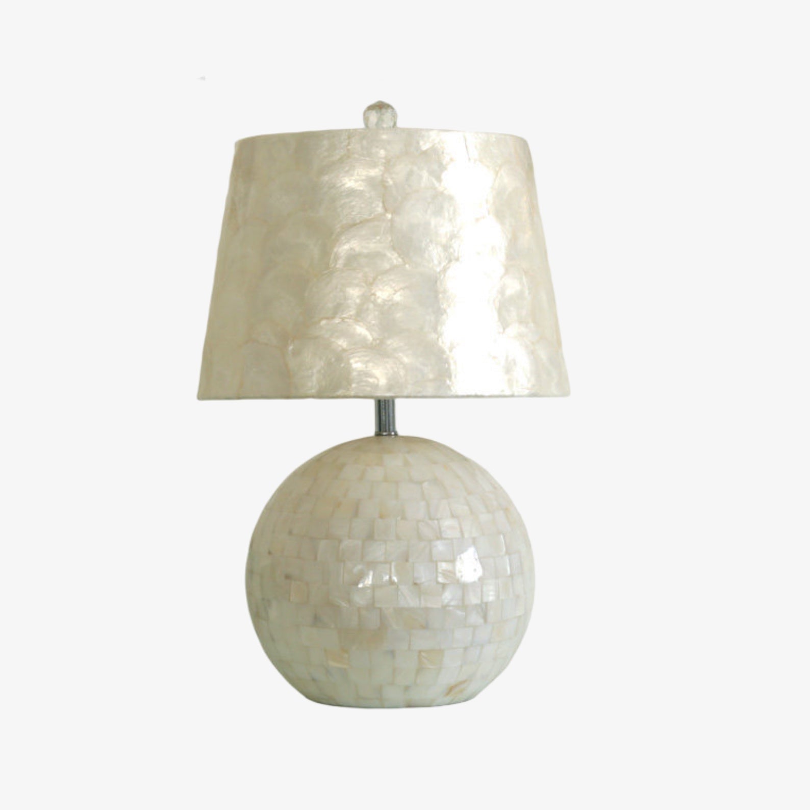 Soft Shade Crafted Table Lamp with Coastal Farmhouse Style for Living Room Decor | Souliia