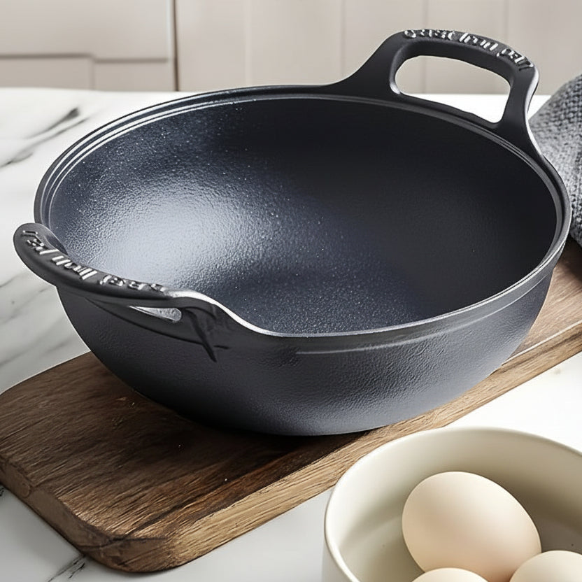 Miniforge Compact Pre-Seasoned Cast Iron Skillet