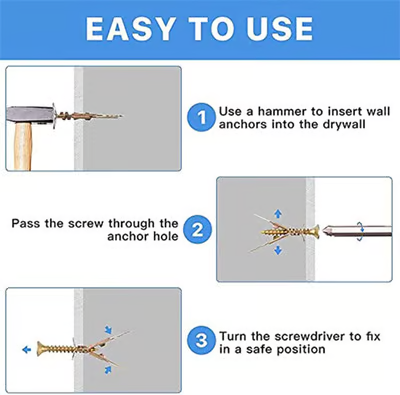 Self-Drilling Anchors for Secure and Easy Installation Without Damage - Souliia