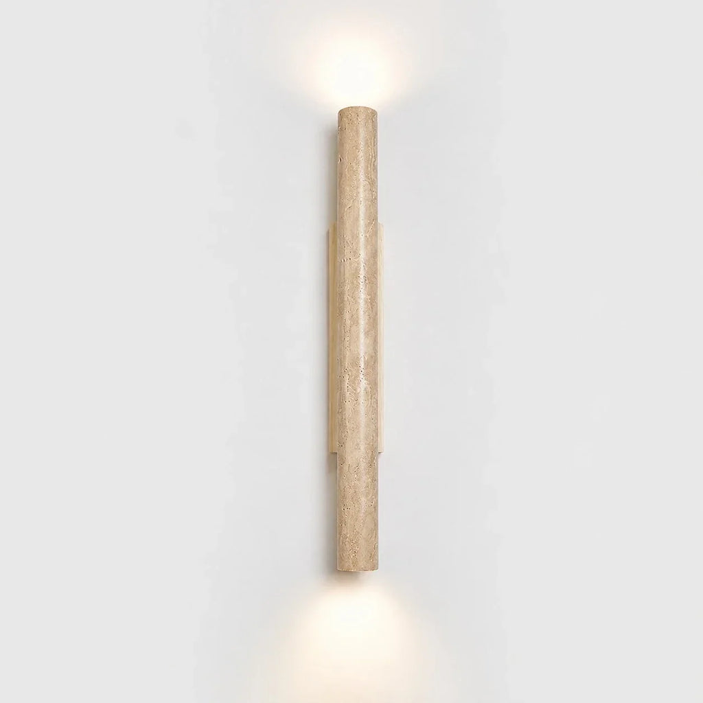 Stone Linear Wall Sconce, Up Down Wall Light for Hallway, Vanity, Bedroom and Stairway | Souliia