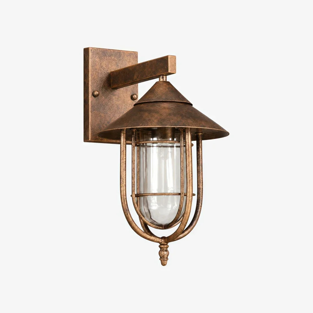 Patnox Outdoor Glass Wall Light | Souliia